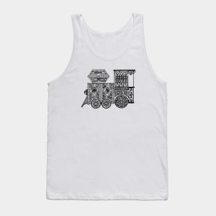 Decorative Train Tank Top